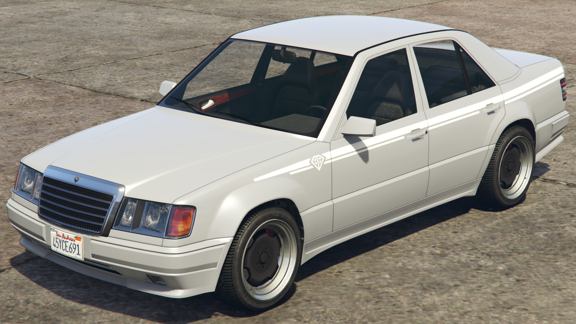 White Benefactor Stripes