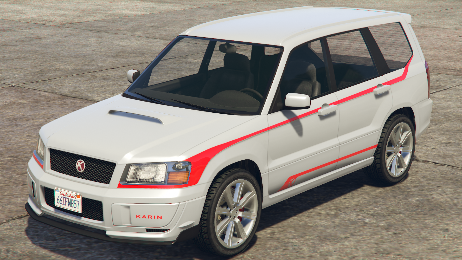 Accented Special Stripes Red