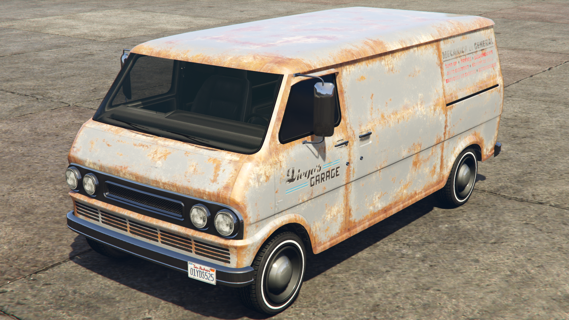 Rusty Shop Van