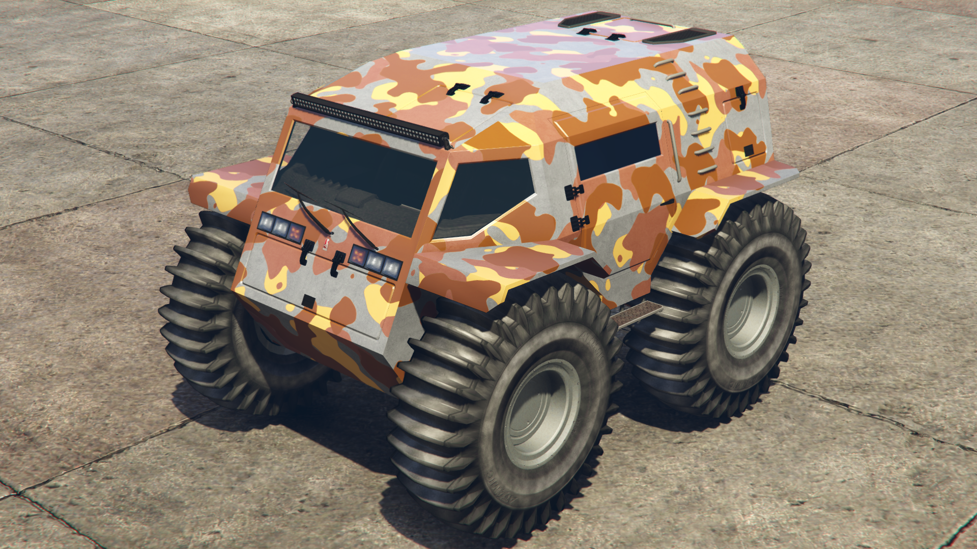 Orange Shade Camo